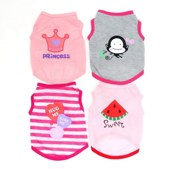 GASTROPOD Dog Shirt,Summer Design Dog Clothes,Breathable Fabric Dog T-Shirts,Multicolor,S