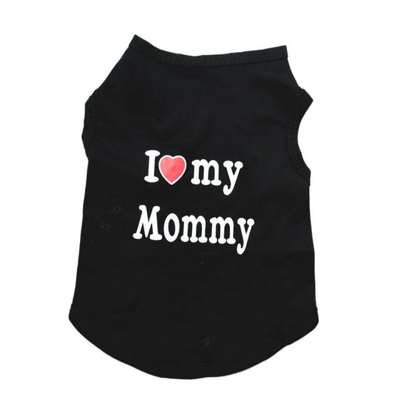GASTROPOD Dog Shirts,Ideal for Play and Outdoor Activities Dog Clothes,Perfect for Daily Wear and Special Occasions Puppy Clothes,L,Mommy