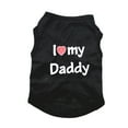 thumbnail image 1 of GASTROPOD Dog Shirts,Ideal for Play and Outdoor Activities Dog Clothes,Perfect for Daily Wear and Special Occasions Puppy Clothes,S,Daddy, 1 of 4