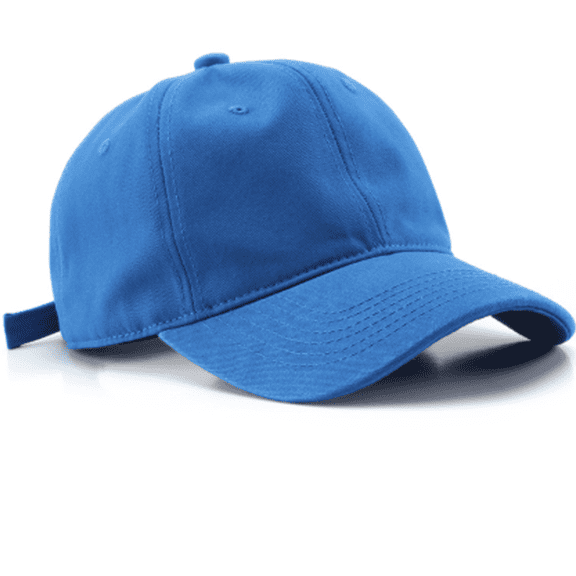 TELOLY Baseball Cap Large Head Circumference Solid Color Sun Hat Four Seasons Soft Top Curved Brim Peaked Hat Sun Hats for Women,Sapphire