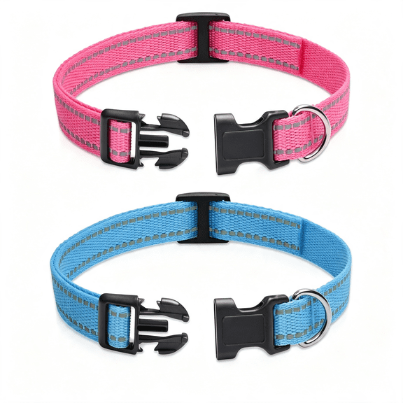 GASTROPOD Dog Shock Collar Replacement Strap 2-Pack, Reflective & Adjustable 3/4" Dog Collar for Training - Compatible with Replacement Collar Strap - 2 Pack