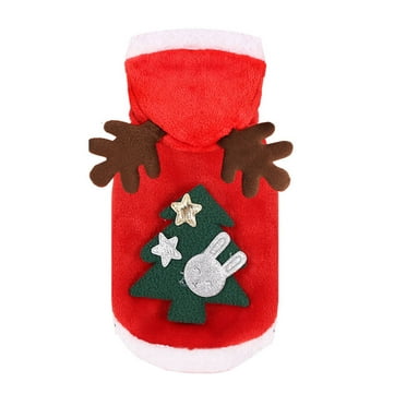GASTROPOD Dog Sweater,Christmas Outfit Coat Charming Holiday-Themed Sweater Dog Clothes,Santa Claus Cartoon Deer Versatile for Any Occasion Puppy Clothes,XS