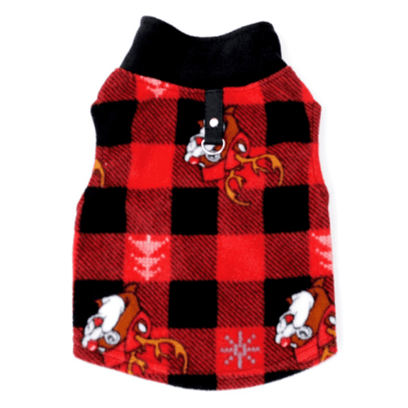 GASTROPOD Dog Sweater,Designed for Practical Everyday Use Dog Clothes,Stylish and Charming Checkered Pattern Puppy Clothes,L