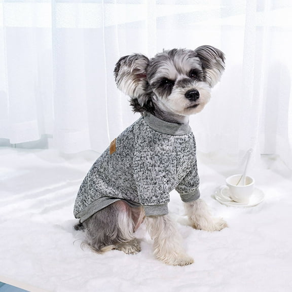GASTROPOD Dog Sweater,Ideal for Winter Outings and Holiday Photos Dog Clothes,Winter-Ready Snowflake Design Puppy Clothes,L