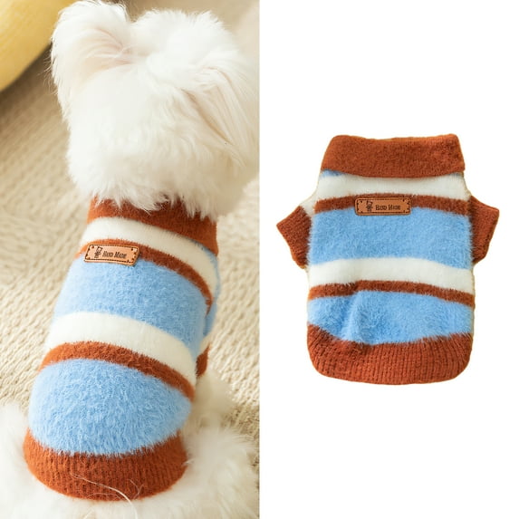 GASTROPOD Dog Sweater,Imitation Mink Fur Splicing Green Girl Dog Clothes,Cute Casual Dog Costumes for Large Dogs,Style3