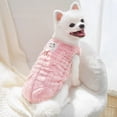 thumbnail image 1 of GASTROPOD Dog Sweater Warm Pet Knitwear, Soft Winter Clothes for Dogs, Pet Sweaters for Small Dogs - Pink, Xs, 1 of 9