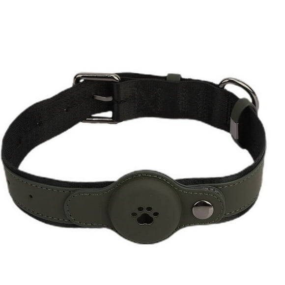 GASTROPOD Dog Tracker Gps,Real-Time Tracking Tractive Gps Dog Tracker,Apple "Find My" App Cat Tracker,Ios System Compatibility Dog Collar with Airtag Holder,