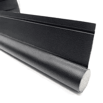 GASTROPOD Door Stoppers,Leather Door Draft Blocker,Waterproof Under Door Draft Stopper,Black,Single Sided