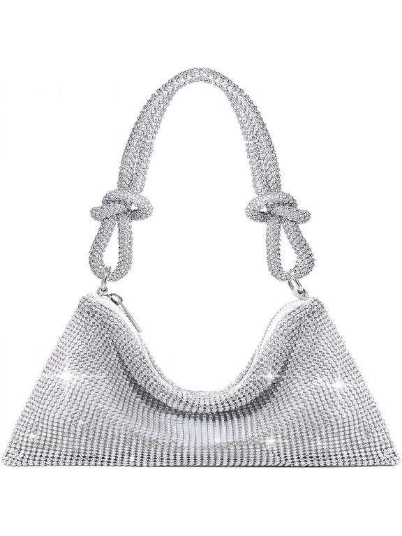 Evening Bag Sparkle Purses for Women,Rhinestone Clutch Purse for Women Dressy Sequin Purse