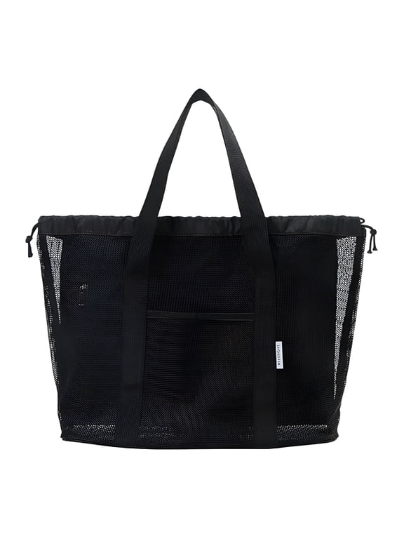 2026 New Extra Large Draining Mesh Beach Bag, Beach Tote Bag, Waterproof Multi-Compartment Tote for Outdoor & Vacation