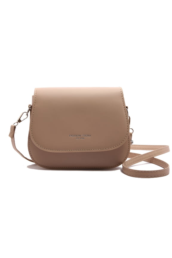 Fashion Flap Saddle Shoulder Bags for Women Solid Color Designer Messenger Handbags Purse Small Female Leather Crossbody Bag Designer Purses