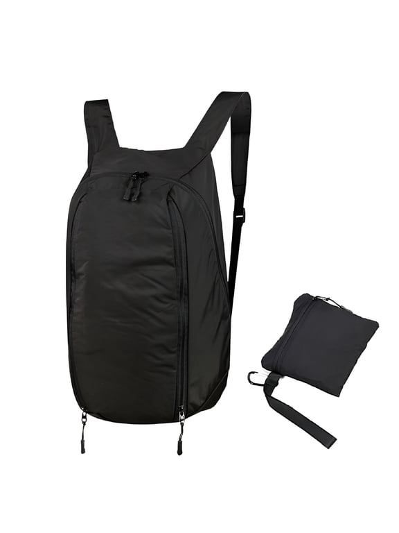 Foldable Motorcycle Backpack Waterproof Motorcycle Helmet Backpack 24L Large Capacity for Travel Camping Cycling Storage Bag