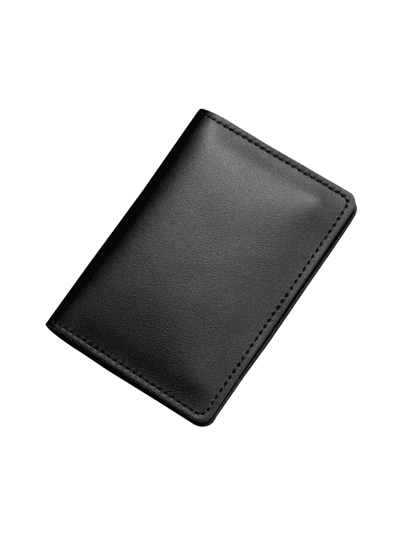 Genuine Leather Credit Card Holder,Compact Card Holder Wallet for Men and Women with Multiple Slots for IDs and Driver's License