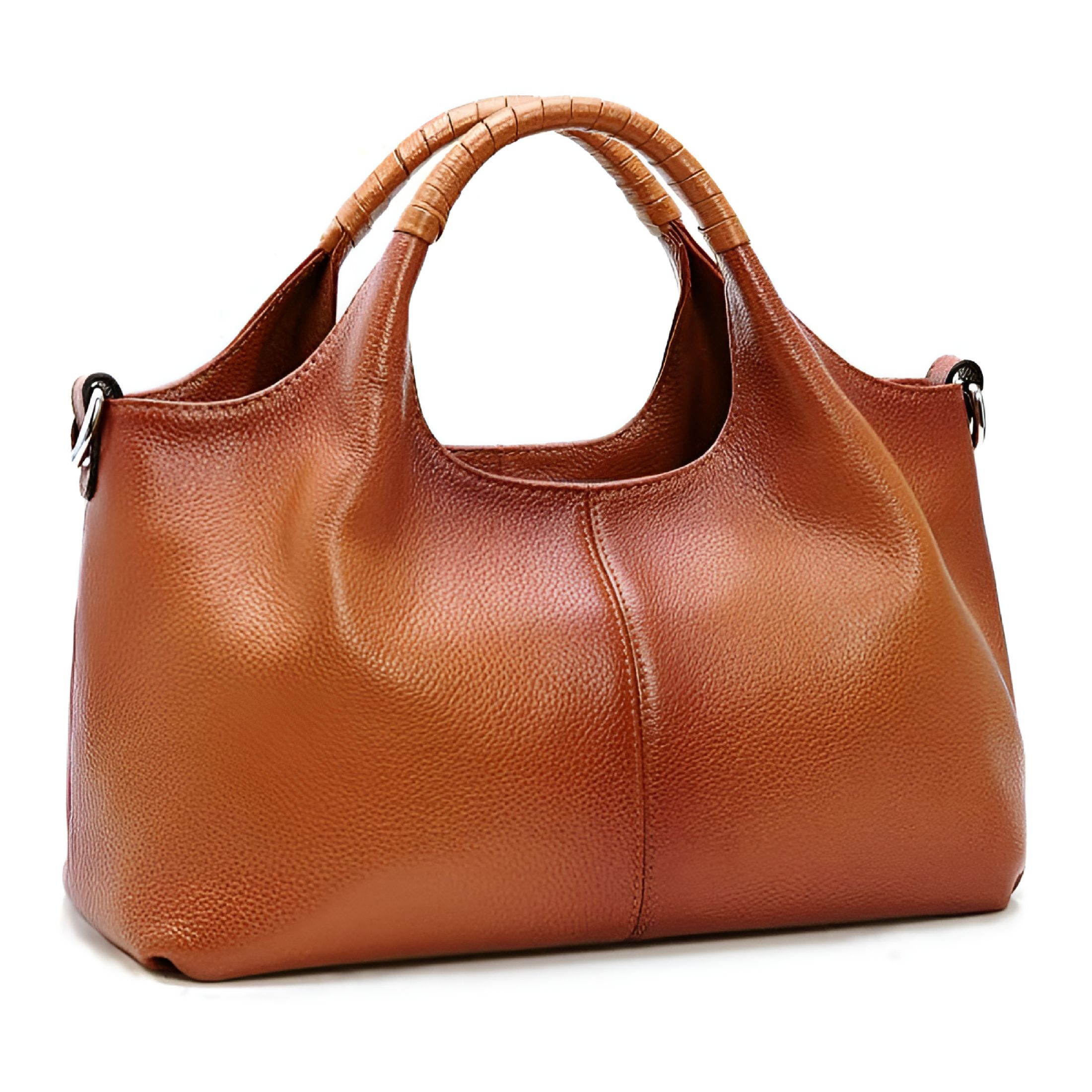 GASTROPOD Genuine Leather Purses and Handbags for Women Top Handle Satchel Large Work Tote Shoulder Crossbody Bag Brown