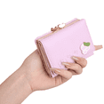 thumbnail image 1 of GASTROPOD Girls Wallet Elegant Intellectual Fashion Wallet for Teen Girls Cute Fruit Adornment Cash Wallet Purple, 1 of 2