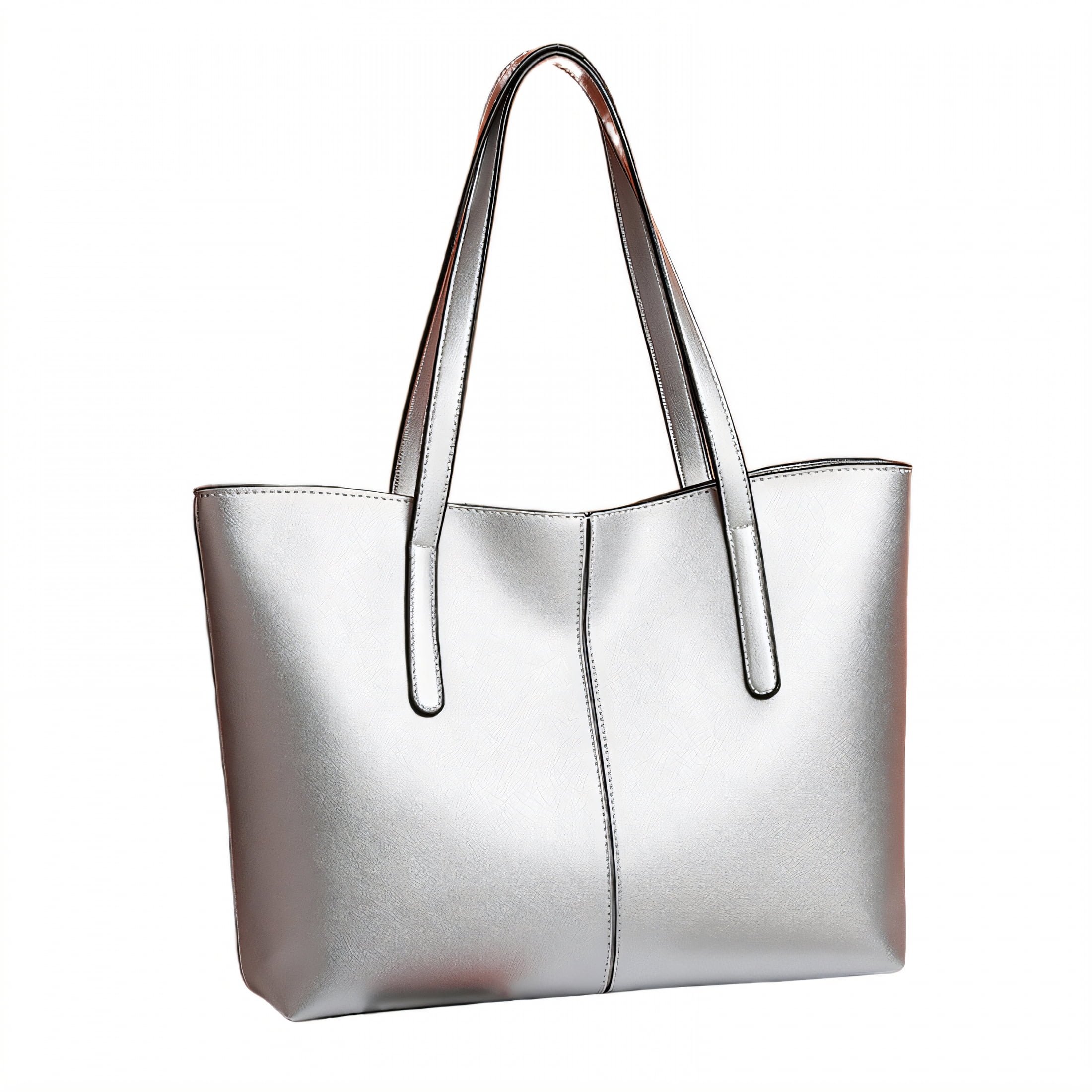 GASTROPOD Hand Bag,Multi-Pocket Design Handbags for Women,Large Capacity Ladies Handbags,Silver