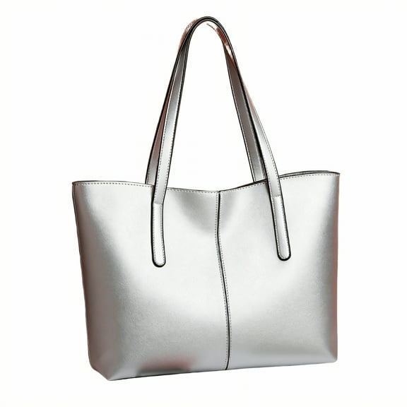 GASTROPOD Hand Bag,Multi-Pocket Design Handbags for Women,Large Capacity Ladies Handbags,Silver