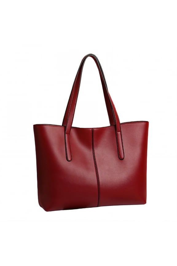 Hand Bag,Premium Leather Handbags for Women,Versatile Style Ladies Handbags,Burgundy
