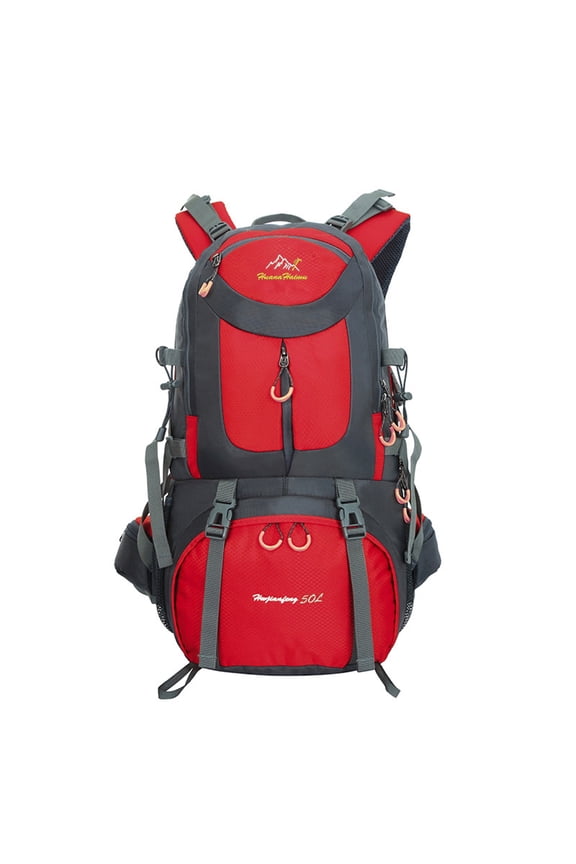 Hiking Backpack 50L,Large-Capacity Waterproof Trekking Backpack,Lightweight Outdoor Backpack with Multiple Pockets for Travel Camping,All-Season Daypack