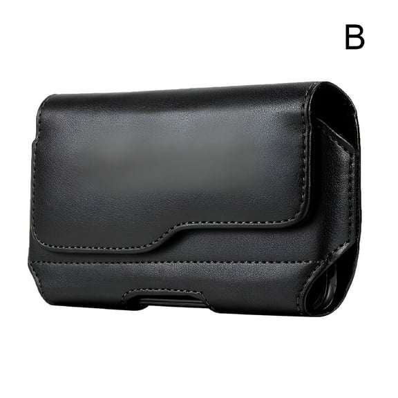 GASTROPOD Horizontal Leather Belt Case Holster Pouch Sleeve Phone Holder for Men Travel Outdoor