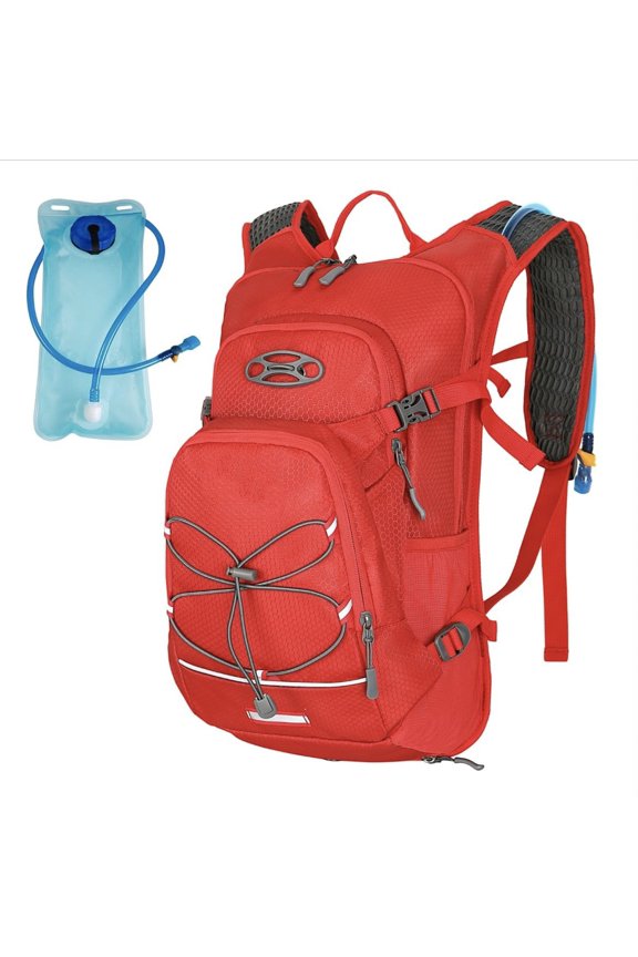 Hydration Backpack,Lightweight Hiking Backpack with 2L Water Bladder,Water Backpack for Biking, Running, Festival Camping Backpack