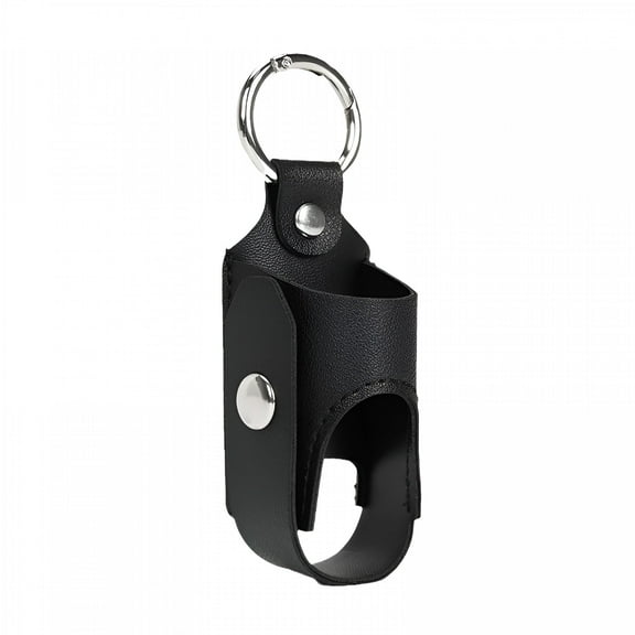 GASTROPOD Inhaler Storage Inhaler Spacer Holder Handy | Pu Leather Protective Inhaler Keychain with Metal Buckle Inhaler Storage Solution Sleeve Pouch for Daily Use School and Hiking Black