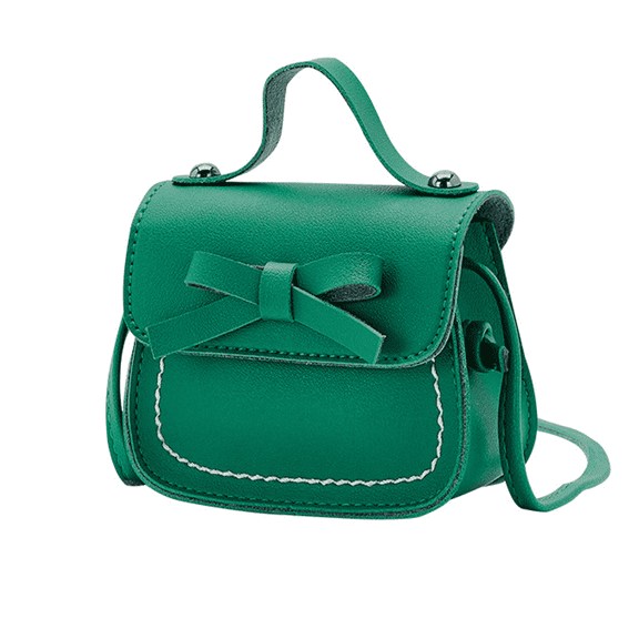 GASTROPOD Kids Purse Large - Capacity Storage Kids Crossbody Bag Pu Material Girls Purse Green