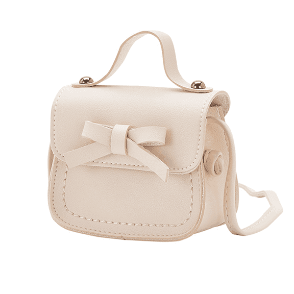 GASTROPOD Kids Purse Large - Capacity Storage Kids Crossbody Bag Pu Material Girls Purse White