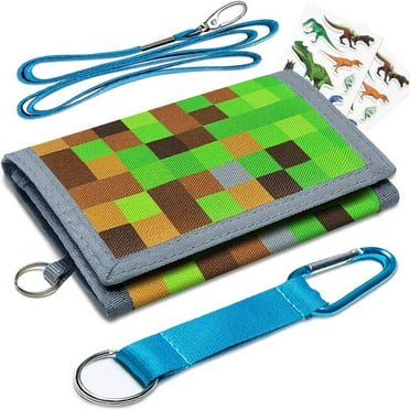 GASTROPOD Kids Wallet,Compact Boys Wallet,Canvas Material Card Holder with Hook-and-Loop Closure