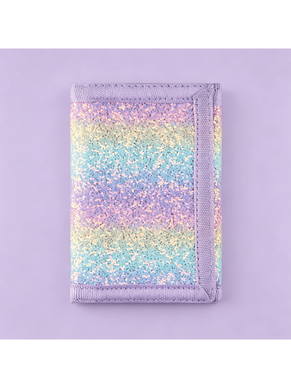Kids Wallet for Girls, Little Girls Wallet for Kids, Purple Wallets for Teen Girl, Toddler Wallets with Coin Pocket, Rfid Tween Child Christmas & Birthday Gift
