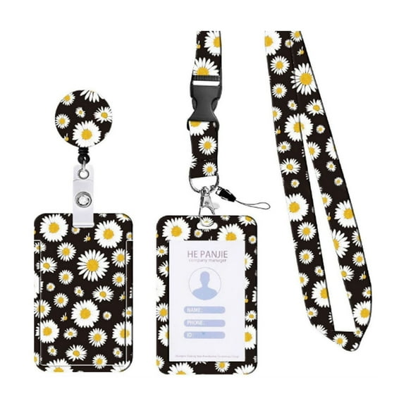 GASTROPOD Lanyard with Id Holder Scalable Lanyards for Id Badges Plastic Badge Holder with Lanyard,Style 1