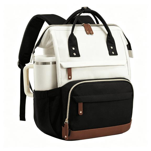 GASTROPOD Laptop Backpack for Women, 15.6 Inch Work Business Backpacks Purse with Large Capacity, Waterproof Nurse Bag College Bookbag for School, Waterproof Casual Daypack for Travel