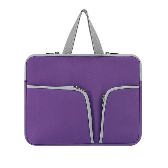 GASTROPOD Laptop Bag,15.6in Efficient Zipper Tablet Sleeve,Multiple Pocket Design Comfortable Carrying Computer Case,Purple