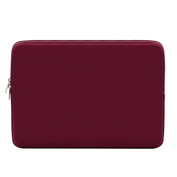 GASTROPOD Laptop Bag,15in Slim Portable Design Laptop Accessories,Scratch-Resistant Sturdy Zipper Computer Case,Wine Red