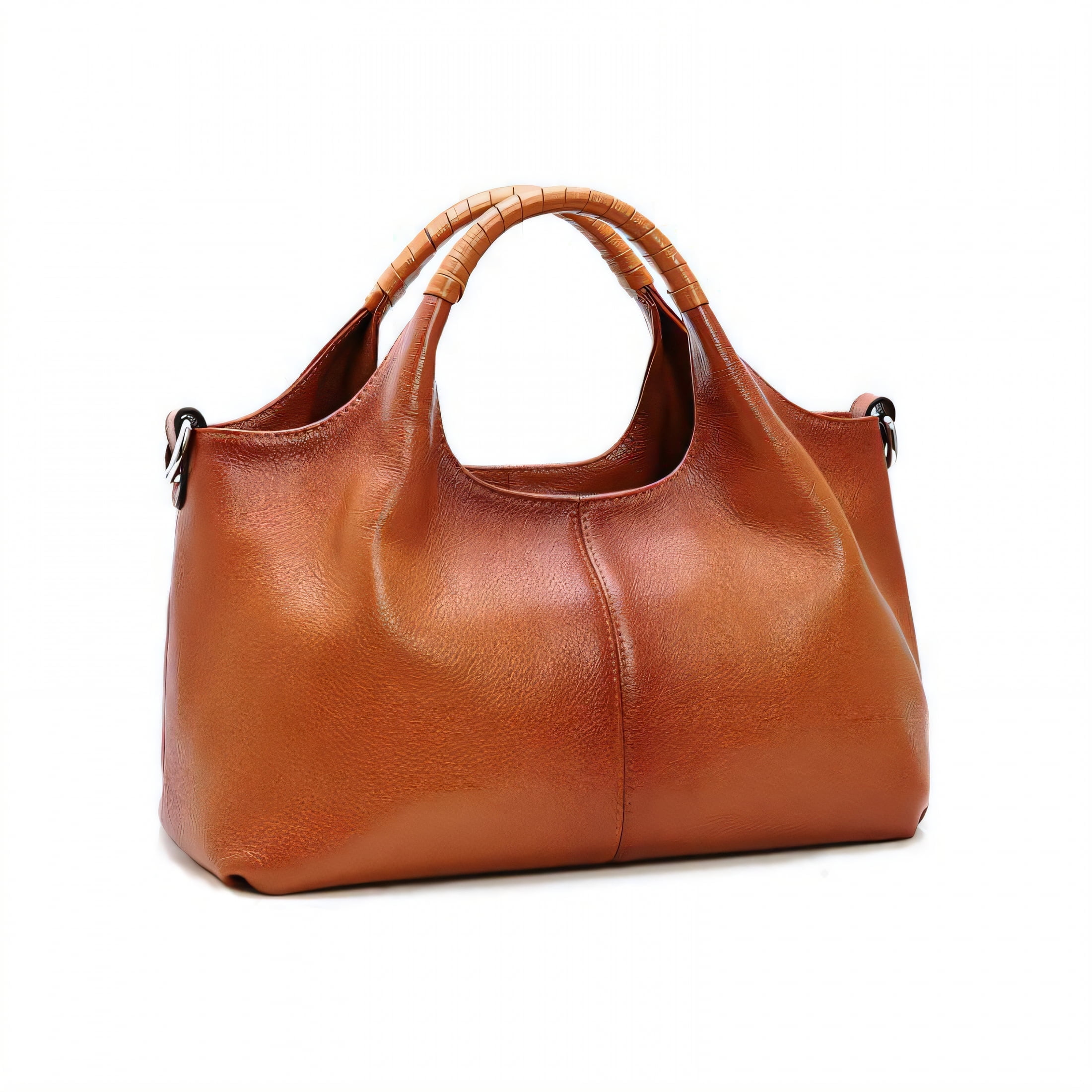 GASTROPOD Large Crossbody Bags for Women,Phone Slot Leather Purses for Women,Waterproof and Durable Womens Work Bag,Brown