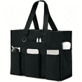 thumbnail image 1 of GASTROPOD Large Tote Bag for Women Waterproof with 12 Pockets Top Zipper Closure Utility Bags for Work School, 1 of 5