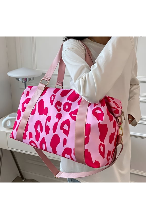 Large Travel Tote Bag, Expandable Gym Tote Bag, Carry On Overnight Bags For Women With Trolley Sleeve Wet Pocket, Travel Duffel Bags, Sports Tote Gym