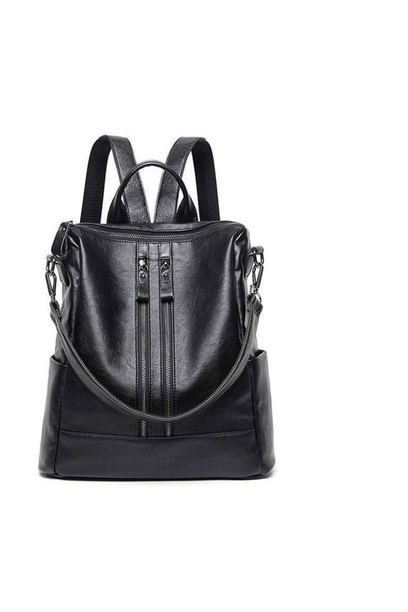 Leather Backpack,Easy Access Waterproof Backpack,Outdoor Activities College Backpack,Strong Construction Backpack Travel,
