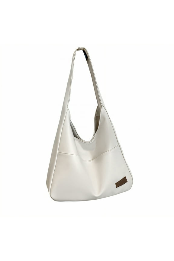 Leather Handbags for Women,Autumn Winter Leather Bags for Women,Trendy Shoulder Bag,White