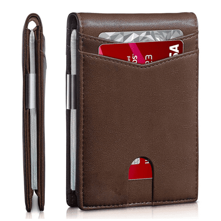 GASTROPOD Mens Leather Wallet for Men,RFID Blocking 12 Card Slots, Slim Bifold Cash Holder
