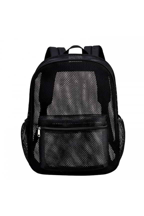 Transparent Mesh Backpacks Beach Bag Extra Large Pool Mesh Backpack Large Beach Backpack for Beach Picnic Shopping Camping Grocery