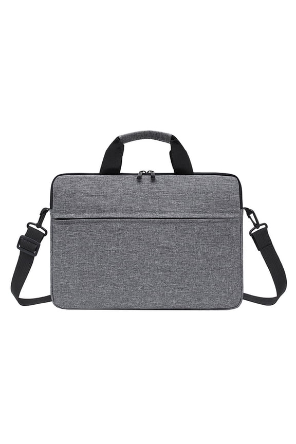 Messenger Shoulder Bag for Laptop and Tablet,Made with Sleek Water Repellent Fabric Handbag,Lasting Carry Case with Protective Compartment,Gray