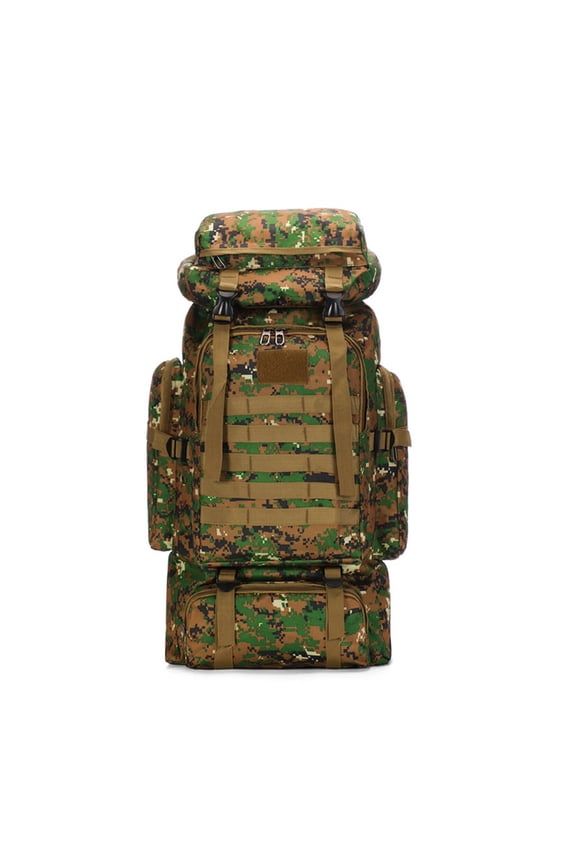 Military Backpack,80l Capacity Hunting Travel Backpack with Molle System,Waterproof Tactical Backpack for Camping Black