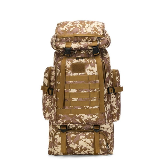 GASTROPOD Military Backpack,80l Capacity Hunting Travel Backpack with Molle System,Waterproof Tactical Backpack for Camping Jungle Camouflage