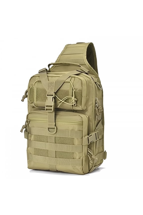 Military Sling Chest Backpack Large Capacity Daypack Chest Pack Bag Sports Motorcycle Ride Single Bag