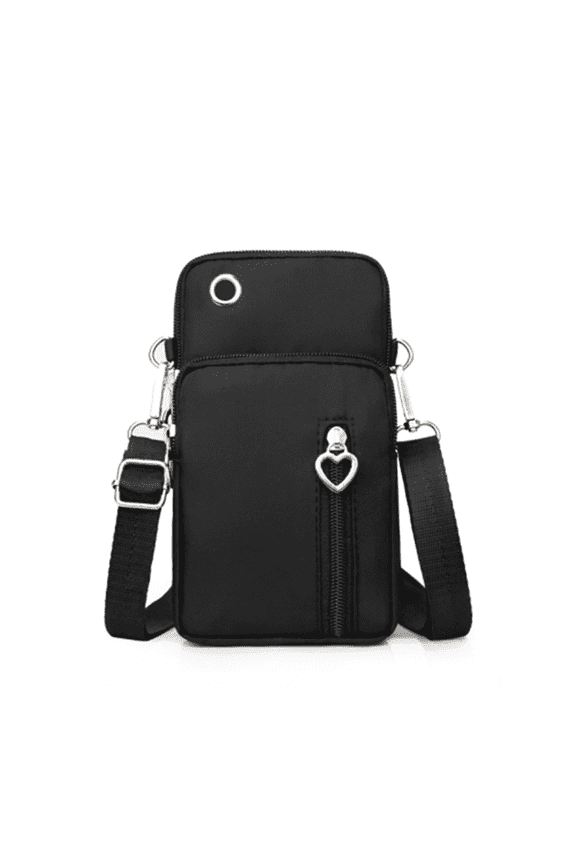 Mini Crossbody Bagsfor Women,Outdoor Sports Arm Bag Womens Purse,Waterproof Wrist Bag Travel Backpack,Black