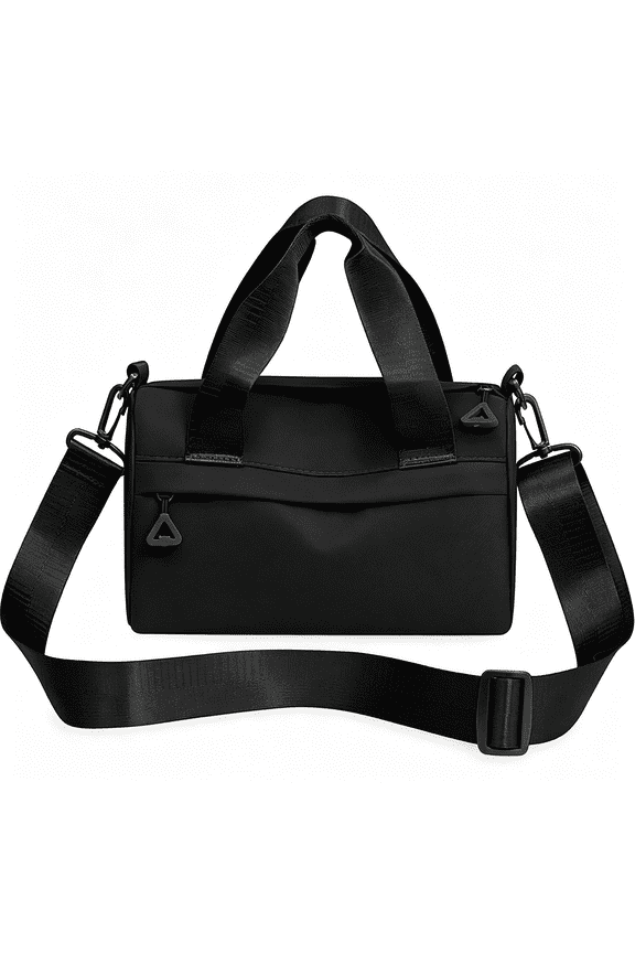 Mini Gym Bag,Small Sling Bag for Women,Adjustable Womens Gym Bag,Tote Bag for Women,Small Duffle Bag for Women (Black)