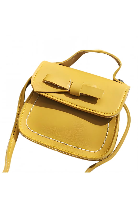 Mini Purse,Sweet and Playful Toddler Purse,Cute and Eye-Catching Little Girl Purse,Yellow