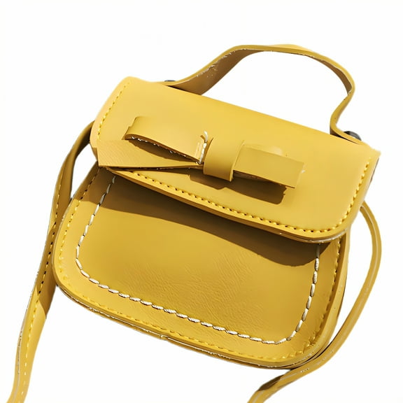 GASTROPOD Mini Purse,Versatile Design Toddler Purse,Little Star Little Girl Purse,Yellow