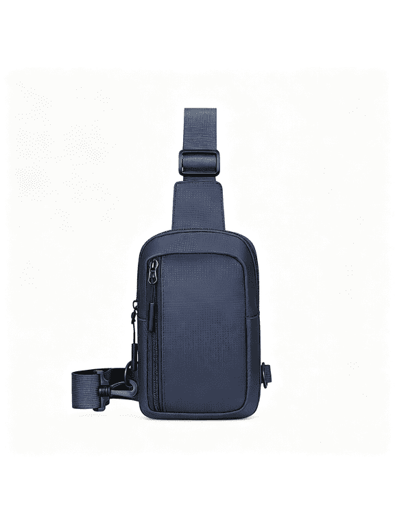 Mini Sling Bag for Men Women,Waterproof Crossbody Backpack,Lightweight Utility Chest Bag for Hiking Travel Sports,Durable Waterproof Sling Bag (Dark Blue)